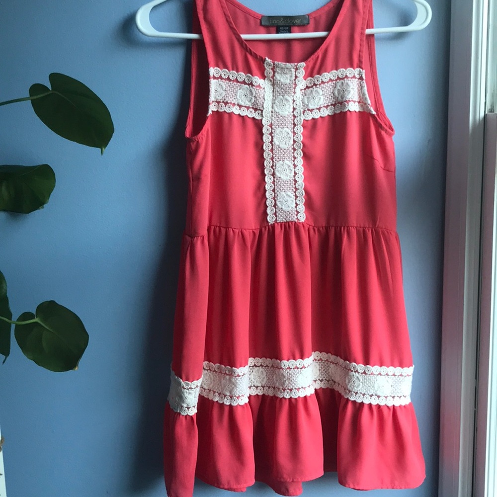 Finn & Clover Embroidered Boho Dress XS Juniors